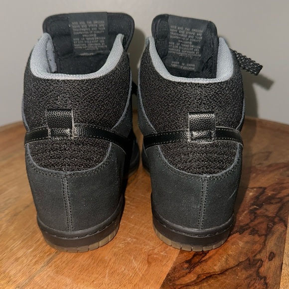 Nike Dunk Sky Hi Sz7 Blk Gum Hidden Wedge.Good used condition.Kept N shoe closet - Picture 3 of 7